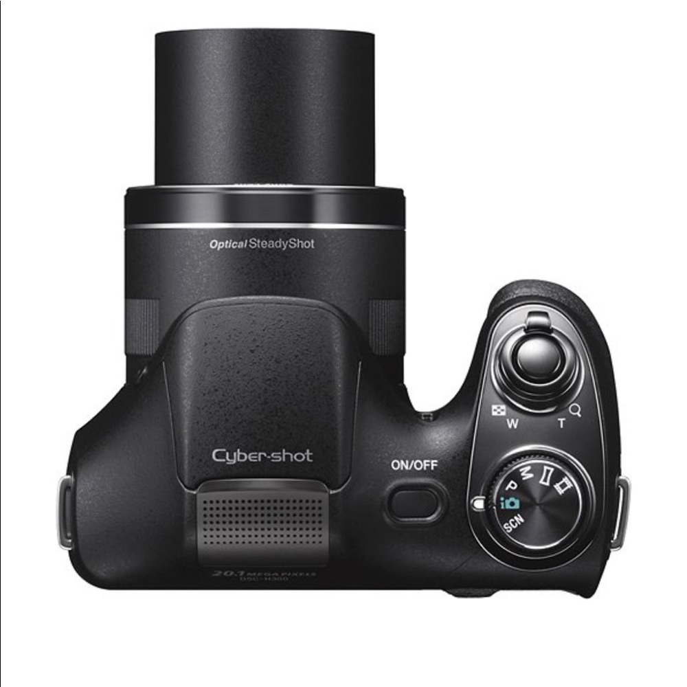 Sony - DSC-H300 20.1-Megapixel Digital Camera - Black